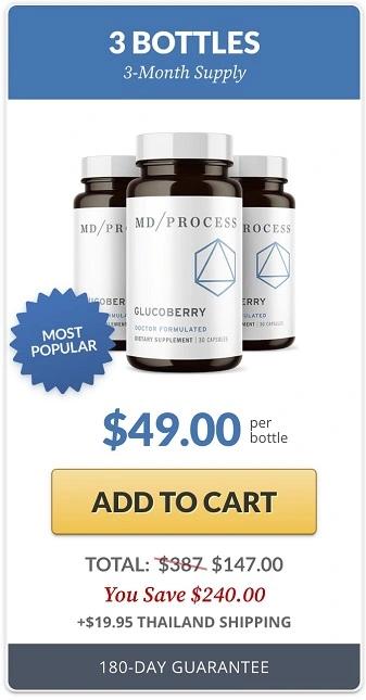 GlucoBerry Buy 3 Bottles